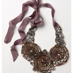 Anthropologie Autumn’s Bounty Bib Necklace